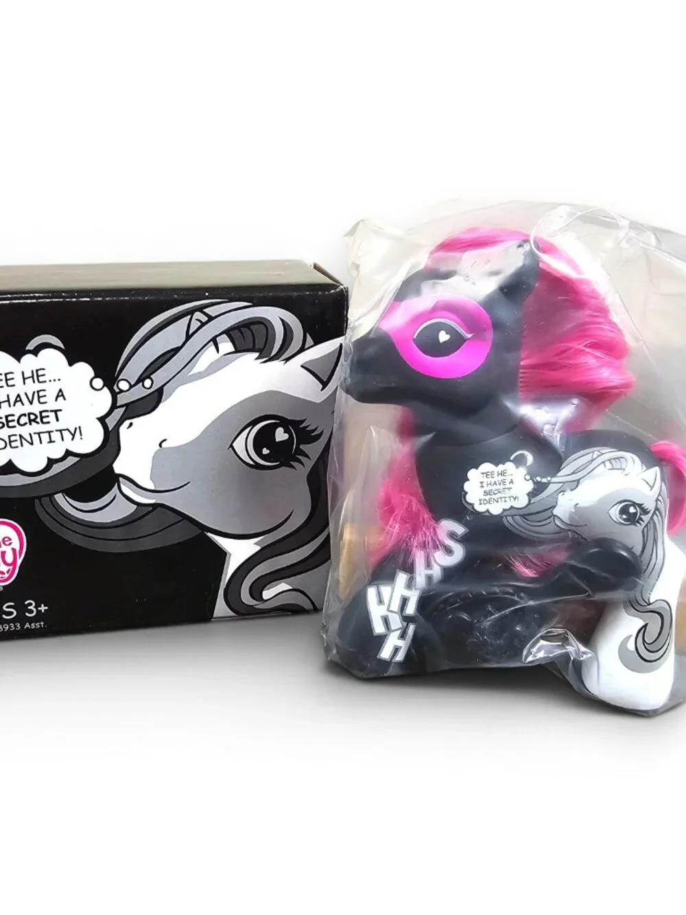 Hasbro My Little Pony Power Secret Identity Black Pink SDCC NEW G3 MLP 2008